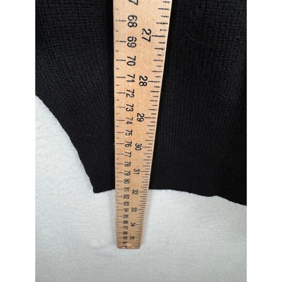 Alexander Wang Wool hooded knit sweater black preppy chic money sz XS - Picture 6 of 6